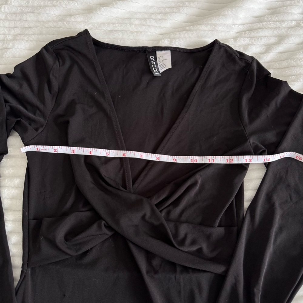 H&M Black Long Sleeve Dress - Picture 5 of 8
